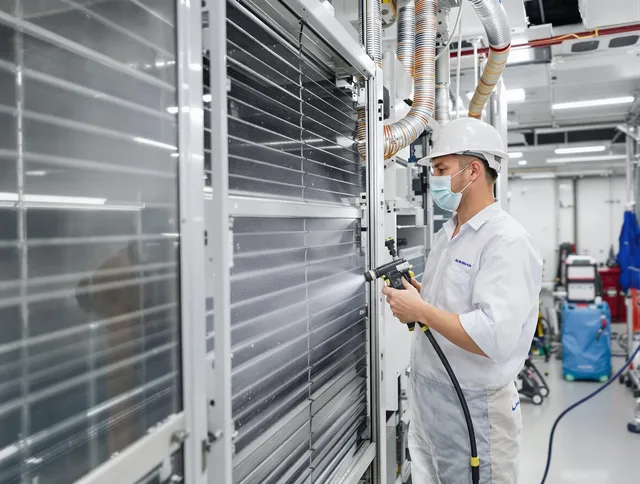 Professional AC coil cleaning by Westborough Air Duct Cleaning in Westborough