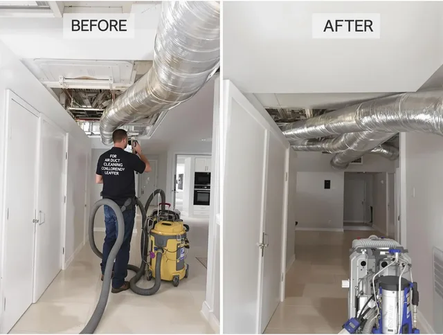 Westborough Air Duct Cleaning professional performing thorough air duct cleaning in Westborough