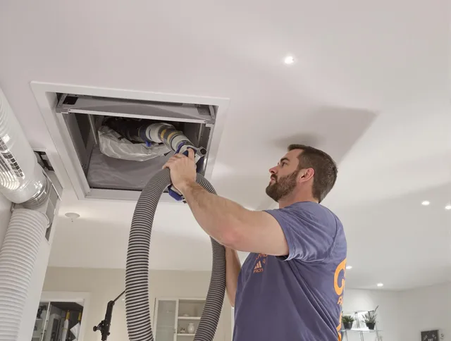 Precision indoor duct cleaning by Westborough Air Duct Cleaning in Westborough